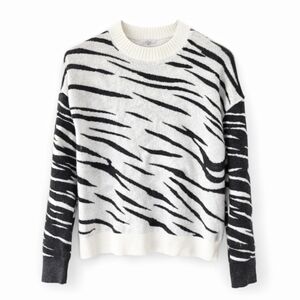 Rails Black and White Striped Sweater